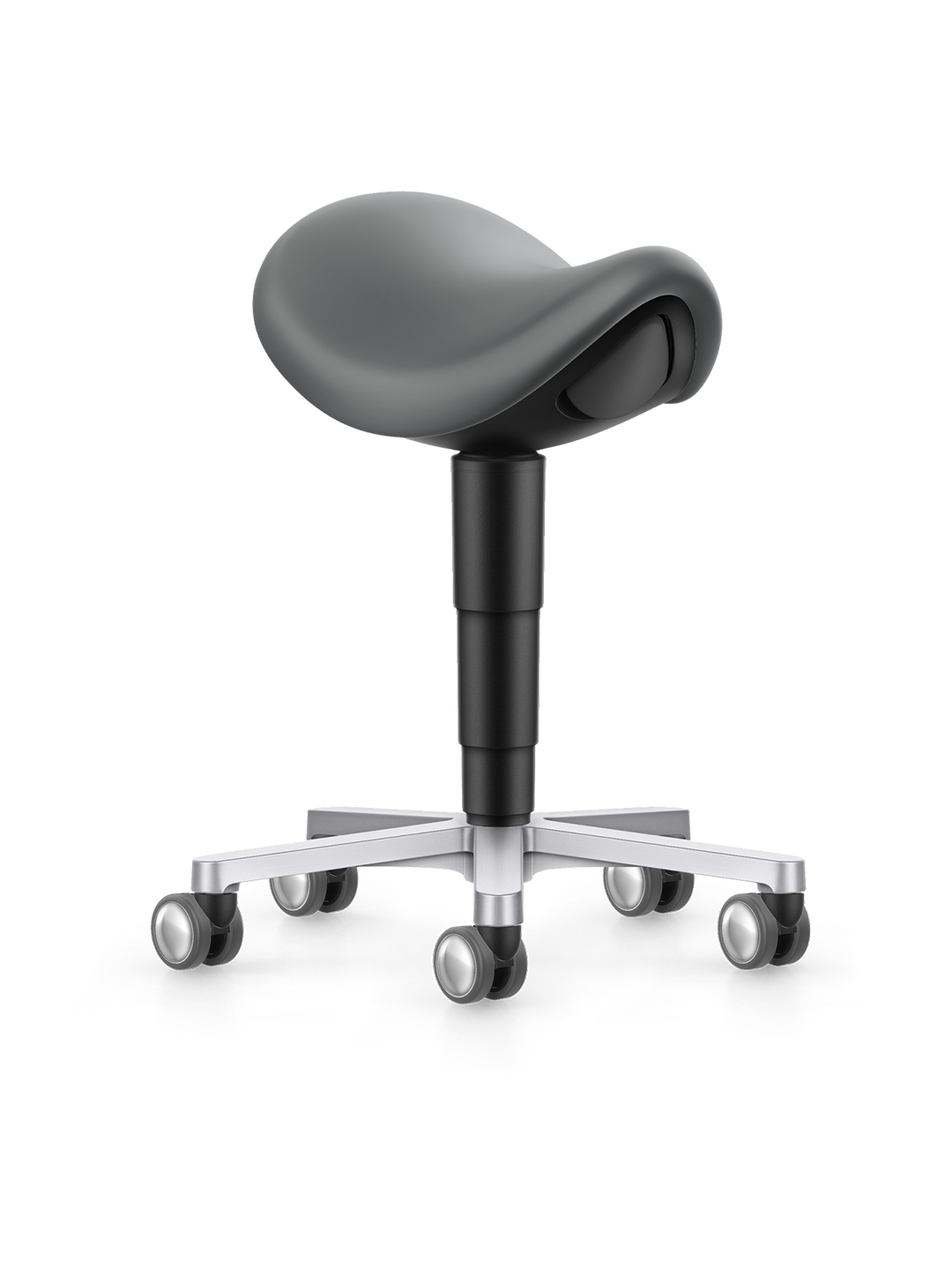 Bimos Saddle Stool Koyu Gri
